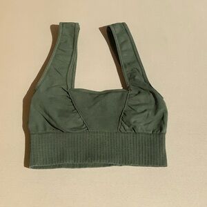 FP Movement by Free People Forest Green Crop Top